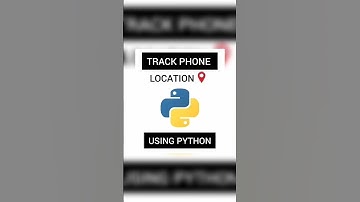 Track phone location using python #shorts #python #tutorial