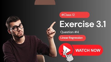 Linear Regression - Maharashtra HSC Board - Class 12 - Commerce -  Ex 3.1 - Qs. 4