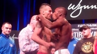 Martirosyan v. Lara weigh-in gets heated Martirosyan v. Lara weigh-in gets heated