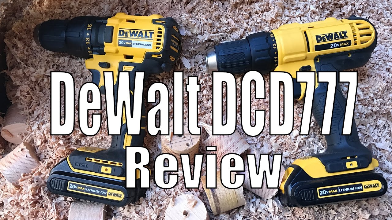 hver gang Perle hænge DeWalt DCD777C2 Review - DCD777C2 vs DCD771C2 - YouTube