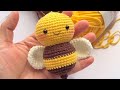 Easy Crochet Bee Pattern Tutorial | Full Beginner-Friendly Guide | How to Crochet Little Bee