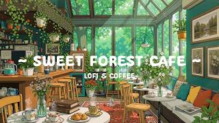 Green Forest Cafe 🌿 Soft Morning in Coffee Shop 🌥️ Lofi Music & Lofi Hip Hop for Work & Productivity screenshot 5