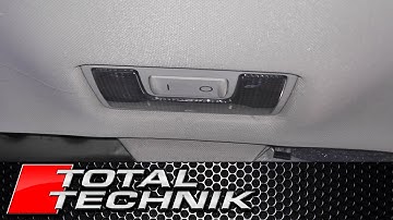 How to Remove Rear Boot Trunk Light (AVANT) - Audi A4 S4 RS4 - B6 B7 - 2001-2008 - TOTAL TECHNIK