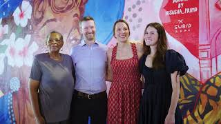 SWBID Ribbon Cutting Underpass Murals, #GalleryofSW