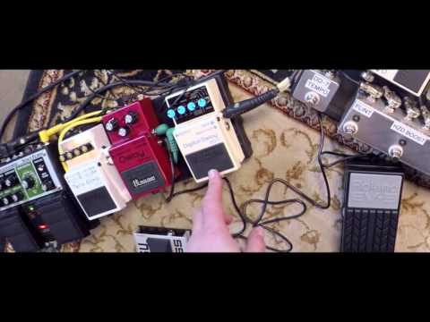 Russell Broom demos BOSS Delay Pedals