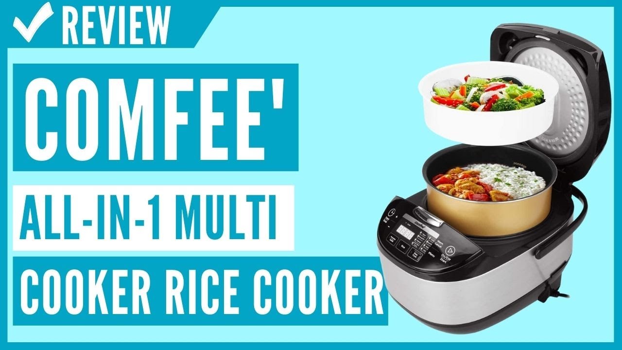 COMFEE' 5.2Qt Asian Style Programmable All-in-1 Multi Cooker, Rice ...