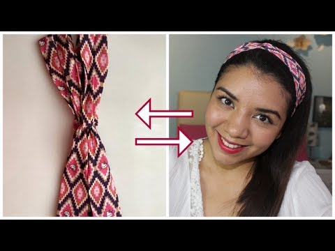 DIY: Bandas cabello - YouTube