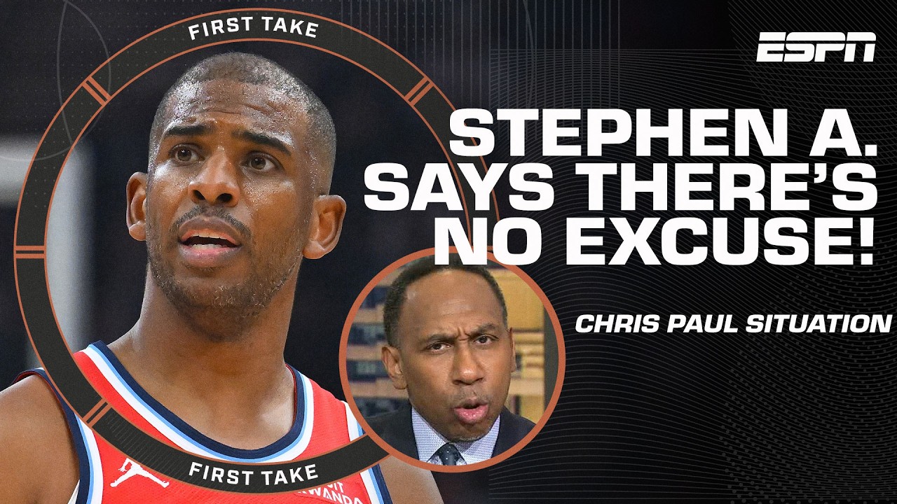 Stephen A.: Lawrence Frank dismissing Chris Paul was 'PATHETIC, WEAK & DISRESPECTFUL' | First Take