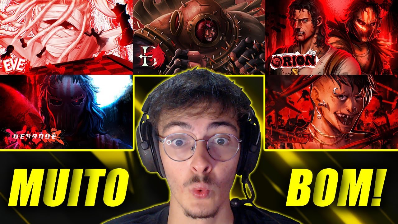 REACT 5 em 1 - Everin, Beto_Mc, OrionOz, Degradê Rapz e Craft