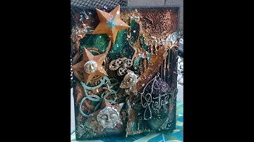 Mixed media collage series 2 , Grateful