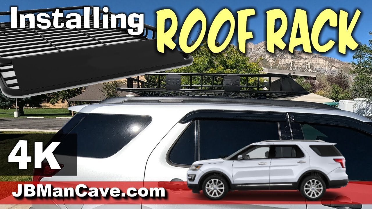 Ford Explorer Ladder Rack ROOF RACK UNBOXING and INSTALL for FORD EXPLORER Review JBManCave.com ...