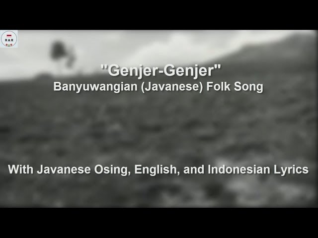 Genjer  Genjer - Banyuwangi Folk Song - With Lyrics class=