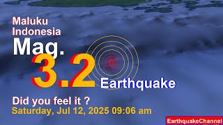 Ceram Sea, Maluku, 60 km Southwest of Pulau Yetpelle Island, Indonesia Earthquake today now