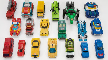 Transformers RED YELLOW GREEN BLUE Color 19 Vehicles Car Robot Toys