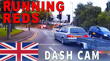 UK dashcam running red lights driving videos