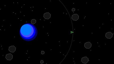 Asteroider: annihilation - retro game made with Python