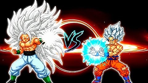 Goku SSJ Infinity Ultra Instinct OP VS Son Goku DBS V7 OP (all form) in Jump Force Mugen