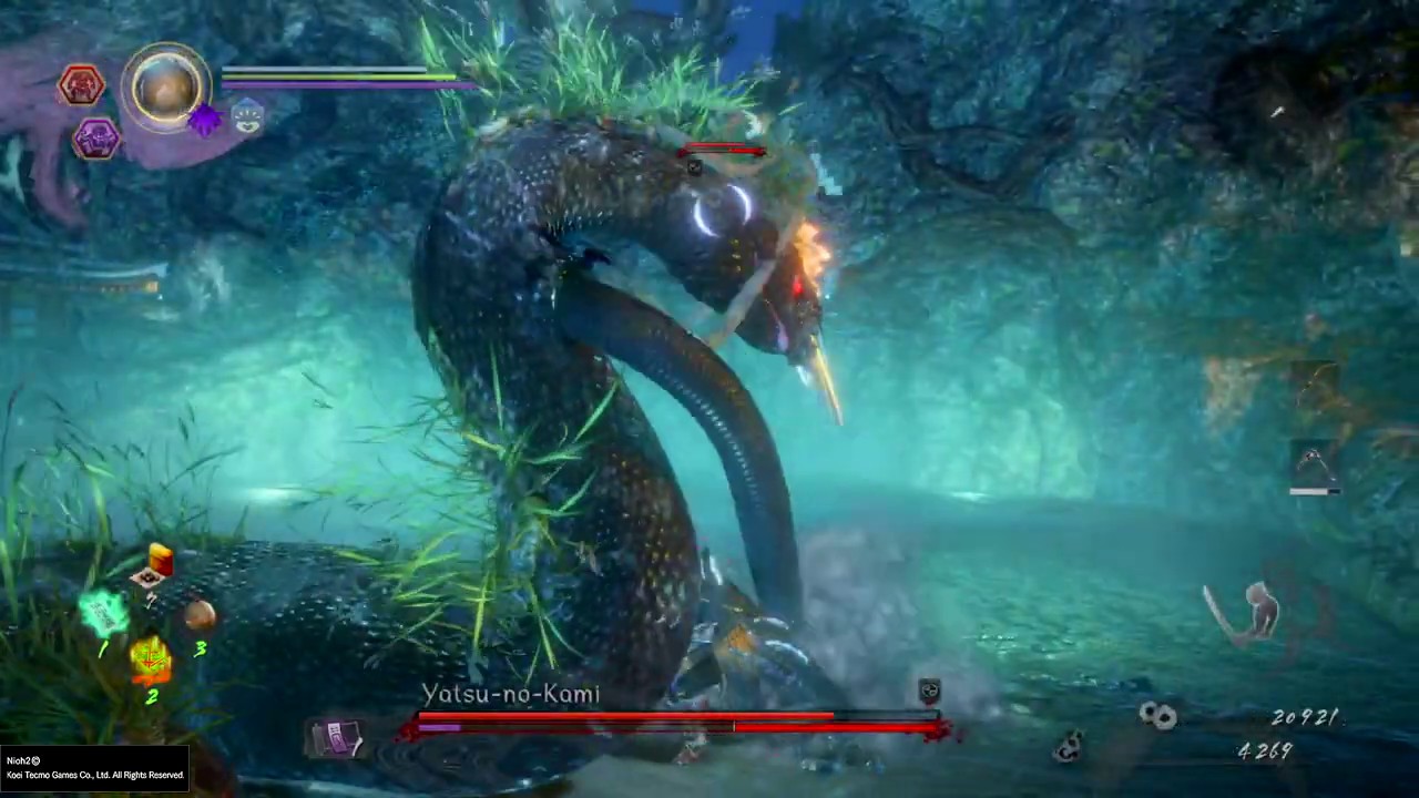 Nioh 2 Snake Boss (2nd Try) Tanky Mage YouTube