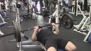 Jason Blaha Rebuilding Bench Press Strength Day 5 - 7x3 Paused