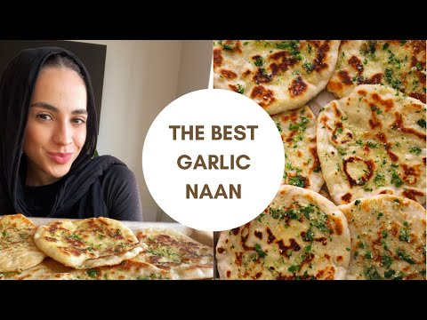 HOMEMADE GARLIC NAAN! Easy, Quick, and Delicious