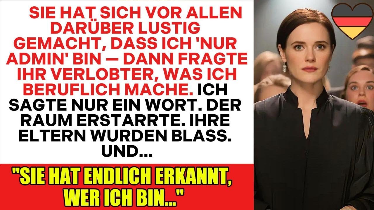 Meine Schwester lachte mich aus – bis ihr Verlobter erstarrte: ‚Du bist die Richterin!