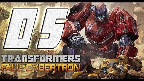 Transformers Fall of Cybertron Walkthrough Part 5 Starscream Betrayal & GRIMLOCK! (PS3)