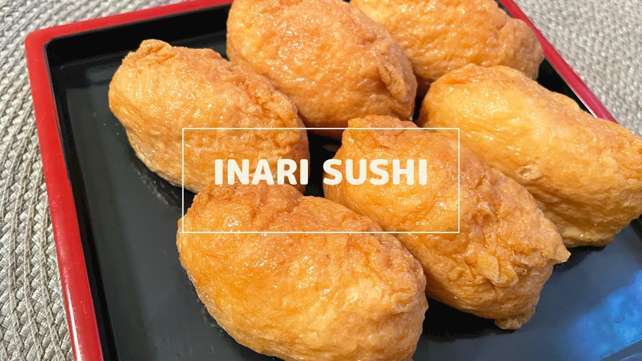 【Rezept #29】Inari Sushi(gefüllte Tofutaschen mit Reis)いなり寿司 - YouTube