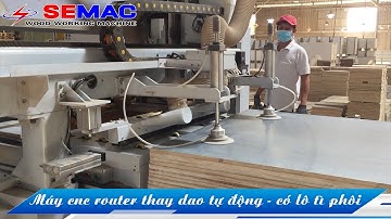 Máy cnc router thay dao tự động - có lô tì phôi - SM 1325R1BP AL