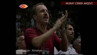 Türkiye - Almanya EuroBasket 2001 Yarı Final - Full Match - TRT Yayını -VHS Arşivi