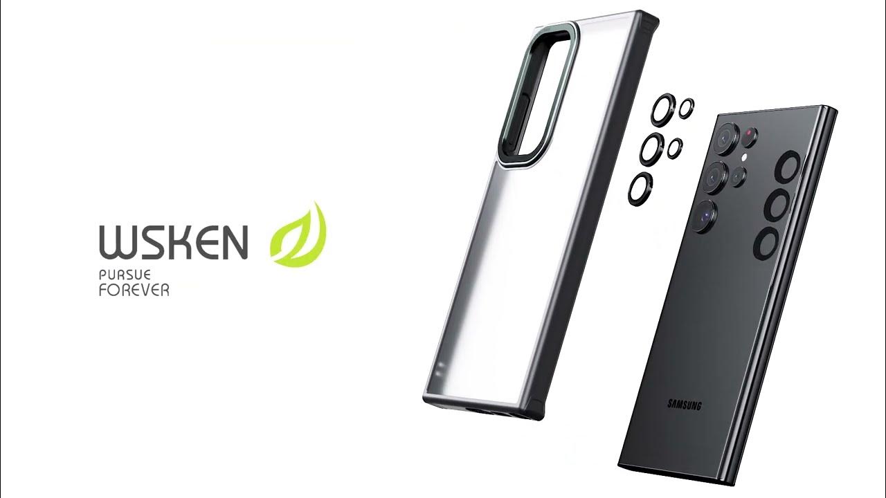 WSKEN Samsung Galaxy s23 Ultra Phone Case+Camera Lens Protector 6.8