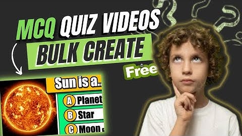 Create MCQ Quiz Videos Using ChatGPT & Canva FREE | Bulk Content Creation Part 3 #canvatutorials