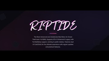 Install Guide For RIPTIDE Mod Menu For GTA 5 Enhanced & Legacy (FREE) + Download