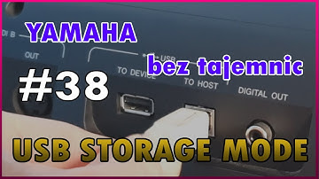 Yamaha Bez Tajemnic #38 - USB STORAGE MODE Yamaha Genos, Tyros connect to computer via usb.