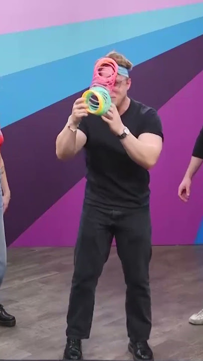 Make a man's day, put a Slinky on his forehead