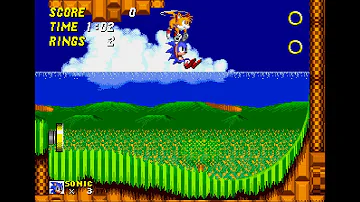 Can Tails fly in Sega Ages Sonic 2?