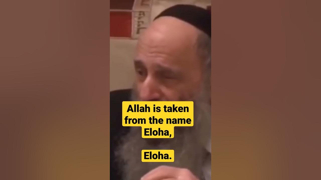 Jewish Rabbi confirms, Jews believe in the same God as Muslims. Jewish Rabbi confirms, Jews believe in the same God as Muslims.