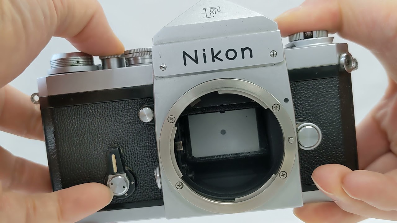 S/N673××× [N COMME NEUF avec étui] Nikon F Eye Level 35mm Camera NIKKOR