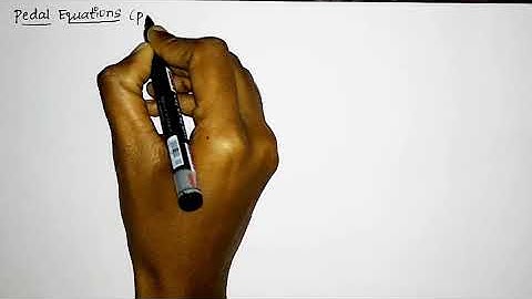 Pedal Equations Mathematics-1