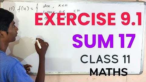 TN Class 11 Maths Limits and Continuity Exercise 9.1 Q.No.17 Differential Calculus TN Syllabus