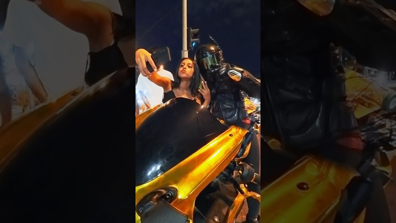 Batman in public crazy reactions 