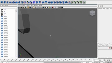 Maya 3D Modeling Basics Tutorial 1 - Navigation
