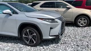 Copart Walk Around + Brand New Lexus RX350 Wrecked During Test Drive Off Dealership Lot