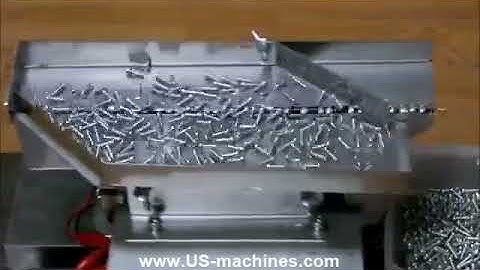 New design type nail sorting machine sorting video