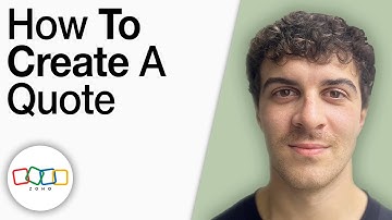 How To Create a Quote on Zoho [2025 Full Guide]