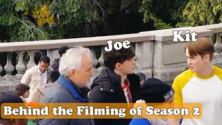 New Video of Kit Connor and Joe Locke during the filming of Heartstopper season 2 🍂 #heartstopper