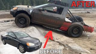$500 Civic to LIFTED Off-Road Truck in 17 Minutes