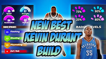NBA 2K20 BEST OVERPOWERED KEVIN DURANT BUILD!!