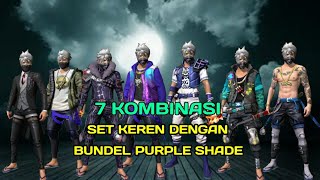 7 Kombinasi Set Keren Bundle Purple Shade || GARENA FREE FIRE