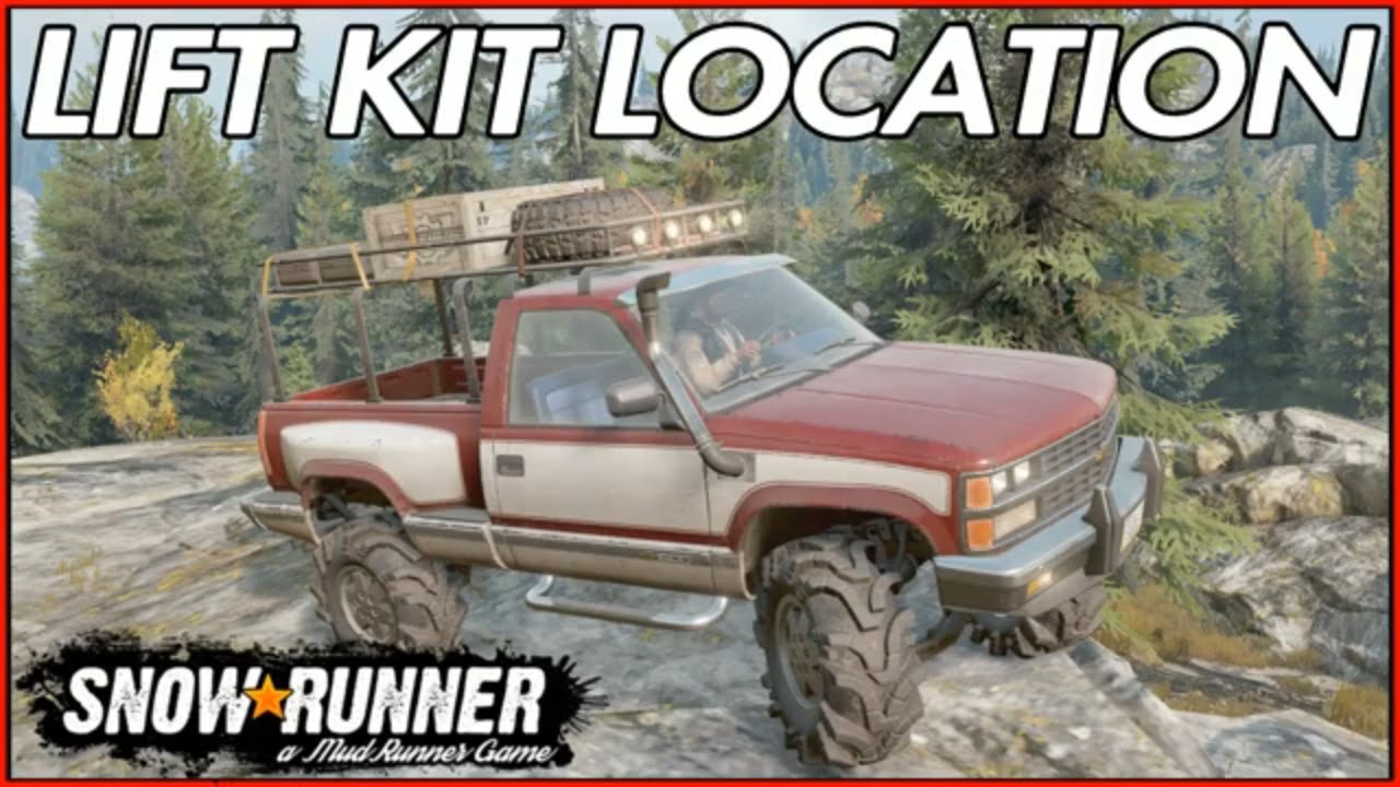 SNOWRUNNER CHEVY CK1500 LIFT KIT or RAISED SUSPENSION LOCATION YouTube