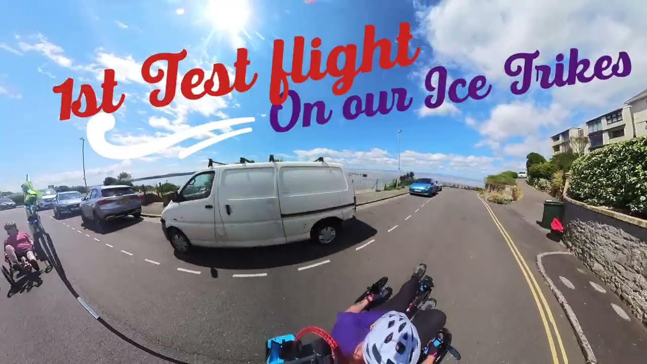 First ride out on the Ice trikes together